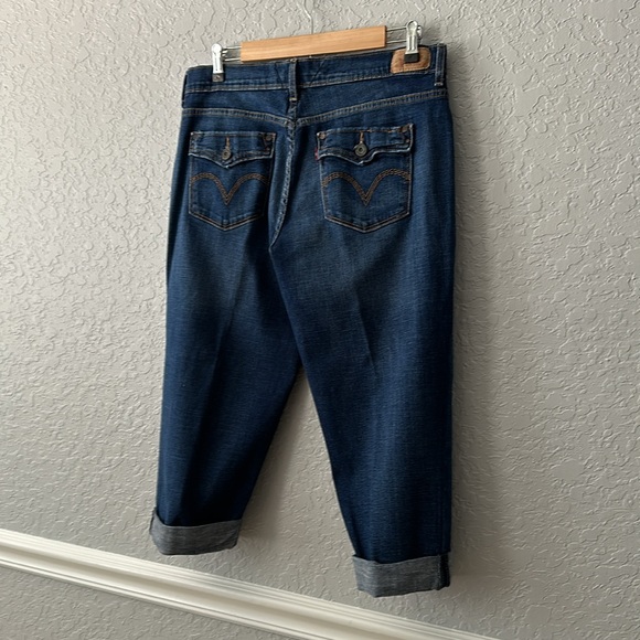 New women’s Levi’s blue capris size 12 - Picture 4 of 8